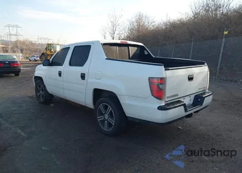 2012 Honda Ridgeline Sport из США, поврежденный, VIN 5FPYK1F72CB002336